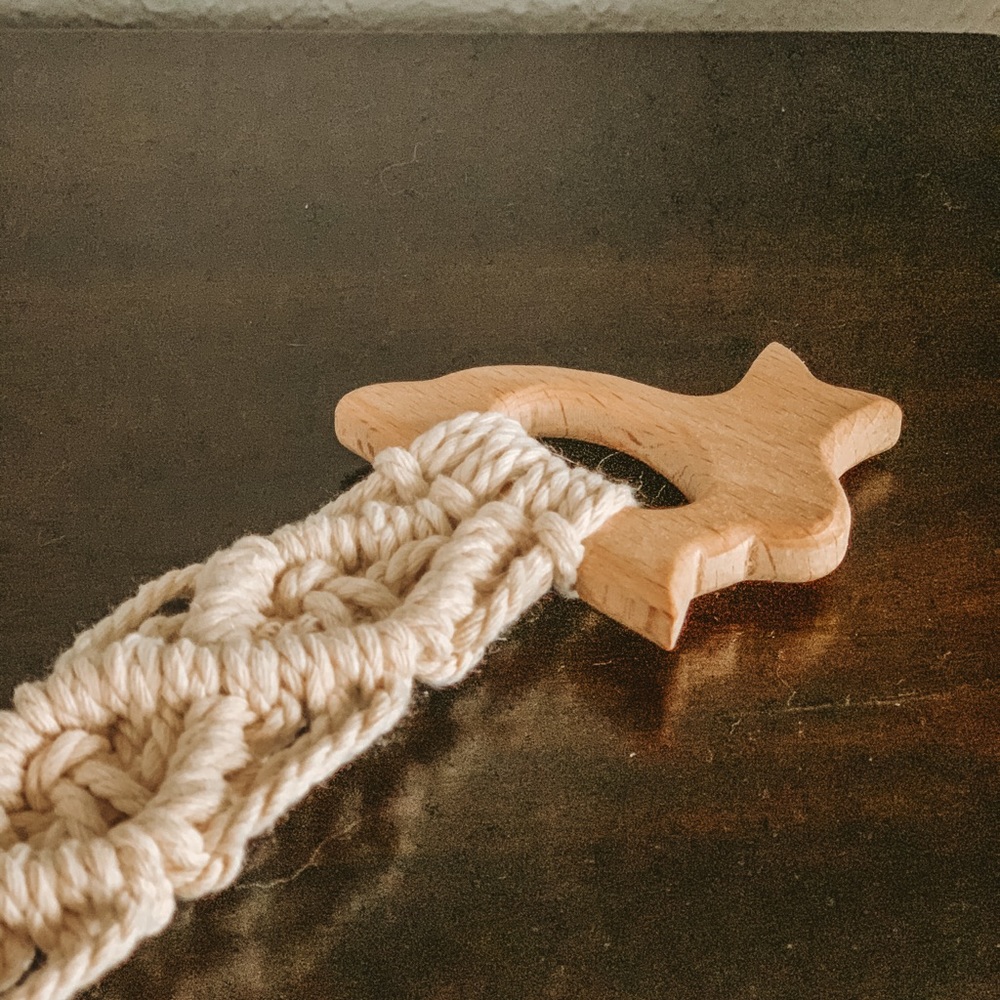 Baby Teether-Macrame - Picture 3 of 4